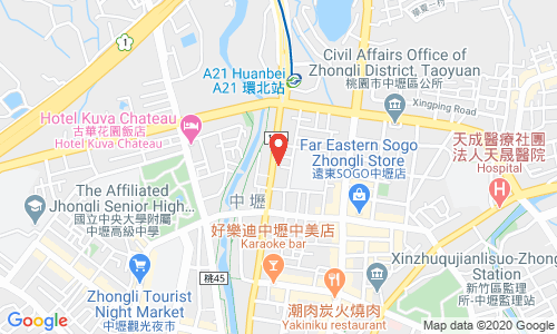 5F., No.17, Jhongfong Rd., Jhongli Dist., Taoyuan City 32086, Taiwan.